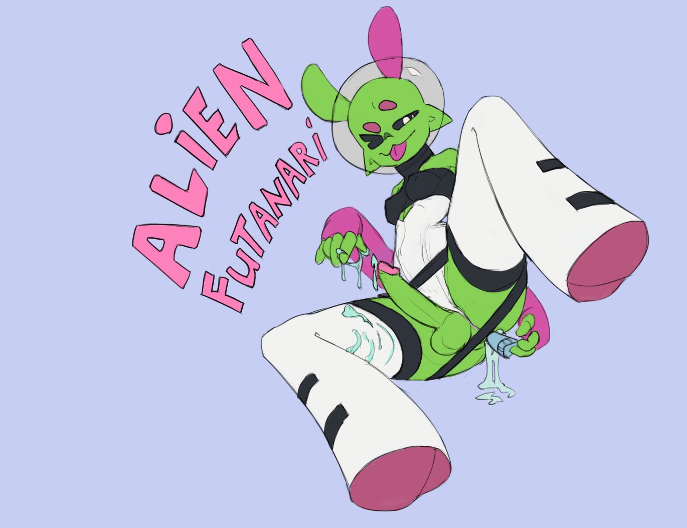 1futa alien alien_futanari anal breasts cum cum_on_lower_body dalay_man penis sploot_(unknownspy) splootanari tongue tongue_out unknownspy