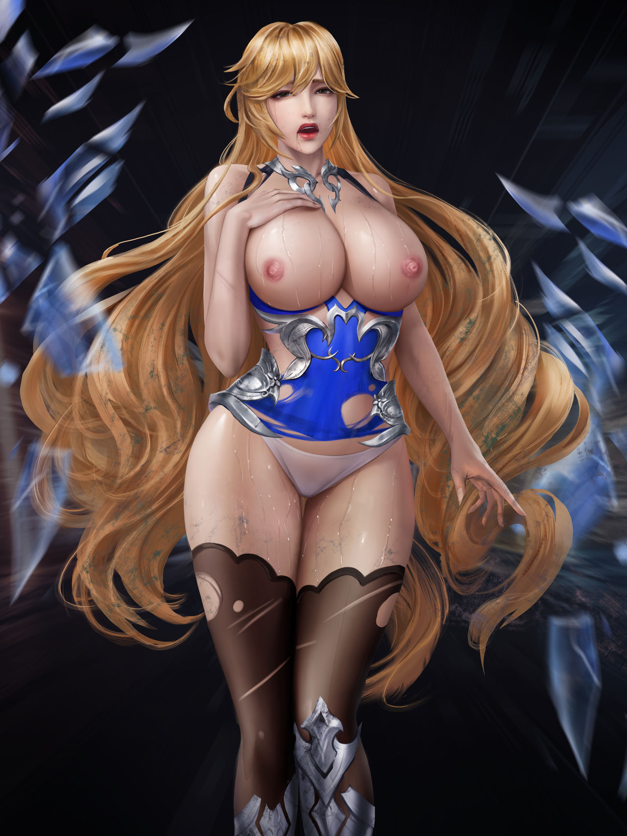 1girls big_ass big_breasts breasts durandal_(honkai_impact) honkai_impact mingxing5577 solo
