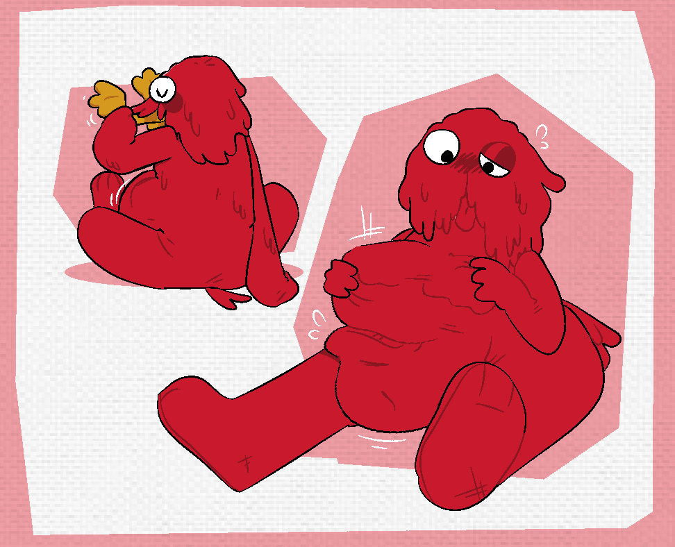 don't_hug_me_i'm_scared duck_guy_(dhmis) male male_only pawplants red_guy_(dhmis) vore