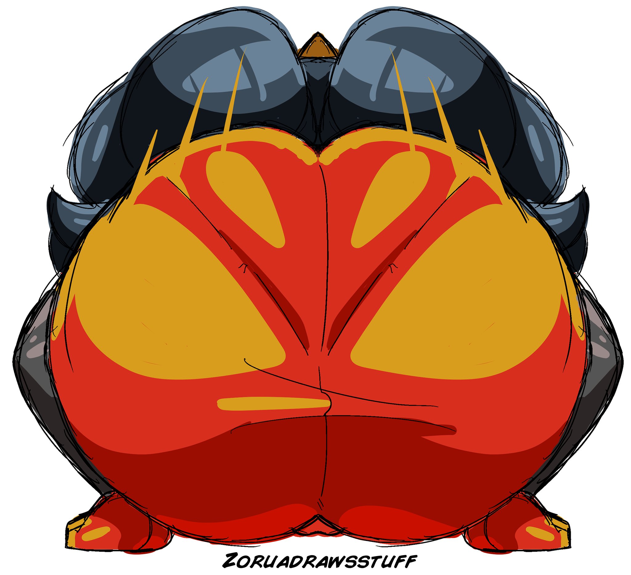 1girls, ashley (warioware), ass, ass shake, big ass, big butt, black hair, fat ass, female, female only, huge ass, mario (series), red dress, solo, solo female, squatting, tagme, twerking, twintails, warioware, white background, zoruadrawsstuff