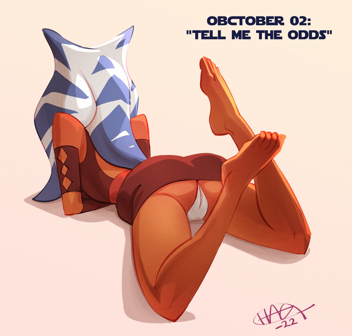 1girls 2020s 2022 ahsoka_tano alien alien_girl alien_humanoid armlet armwear ass ass_focus barefoot clone_wars clothed dated dress feet feet_up female female_only gloves hagfish horn humanoid legs_up lying minidress on_stomach orange_body panties pink_background plain_background red_clothing short_dress solo star_wars tentacle tentacle_hair the_clone_wars:_season_four the_clone_wars:_season_three title togruta underwear updress upskirt white_panties white_underwear