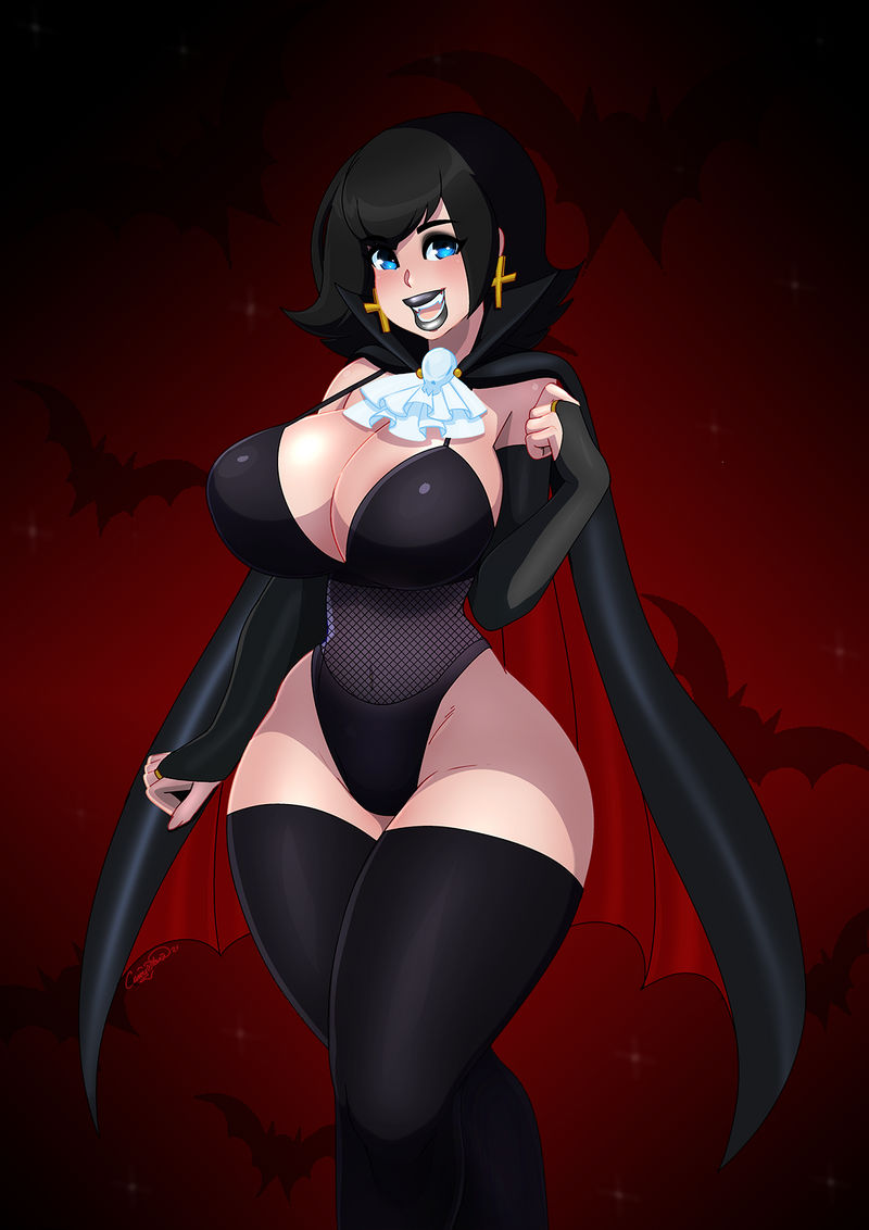 1girls, big breasts, black hair, black lips, black lipstick, blue eyes, breasts, bust, claws, cleavage, curvy, elbow gloves, eyeshadow, fangs, female, goth, hips, hotel transylvania, huge breasts, humanoid, hyper, hyper breasts, ladycandy2011, large breasts, legs, light skin, light-skinned female, lips, lipstick, makeup, mature, mature female, mavis dracula, queen, short hair, slim waist, thick legs, thick lips, thick thighs, thighhighs, thighs, tight clothing, tongue, vampire, voluptuous, waist, watermark, wide hips