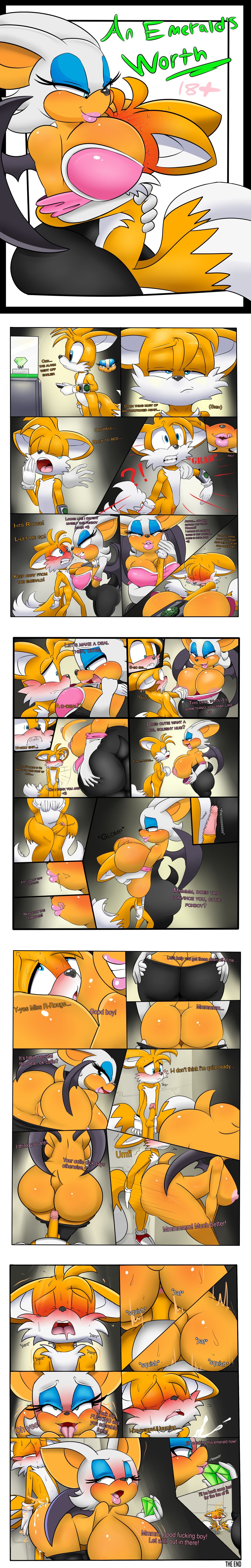 1boy, 1girls, anthro, anthro only, areolae, ass, ass cleavage, ass crack, balls, bat, between breasts, blue eyes, blush, breast smother, breasts, butt crack, canine, chiropteran, comic, digitaldomain123, english text, erection, eyebrows, eyes, eyeshadow, female, fox, fur, furry, furry only, good boy, head between breasts, huge ass, huge breasts, humanoid penis, imminent rape, male, male/female, mammal, miles prower, nipples, orange body, orange fur, penis, rape, reverse rape, rouge the bat, sega, sex, sonic (series), sonic the hedgehog (series), straight, tails, tails the fox, testicles, text