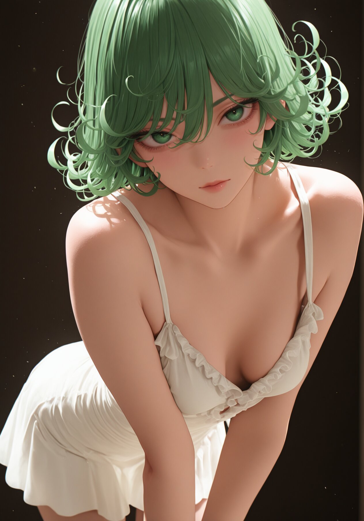 1girls, ai generated, breasts, female, one-punch man, tatsumaki