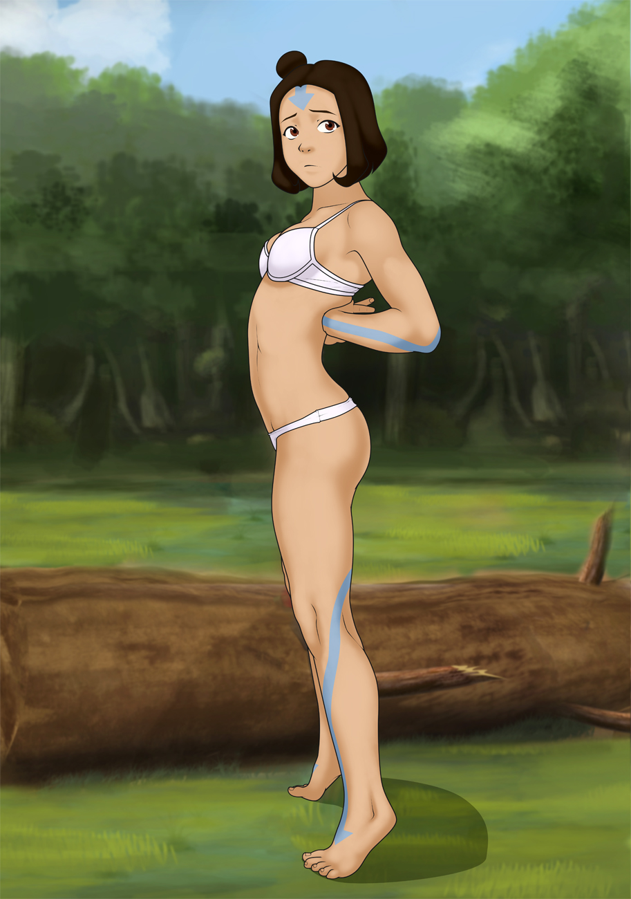 1girls air_nomad airbender_tattoo anaxus arched_back arms_behind_back asian_female ass avatar_legends barefoot bob_cut bra cute female forest full_body half_naked jinora light-skinned_female outdoors panties side_view skinny small_breasts solo solo_female standing stretching tattoo the_legend_of_korra tiptoes toes underwear white_bra white_panties