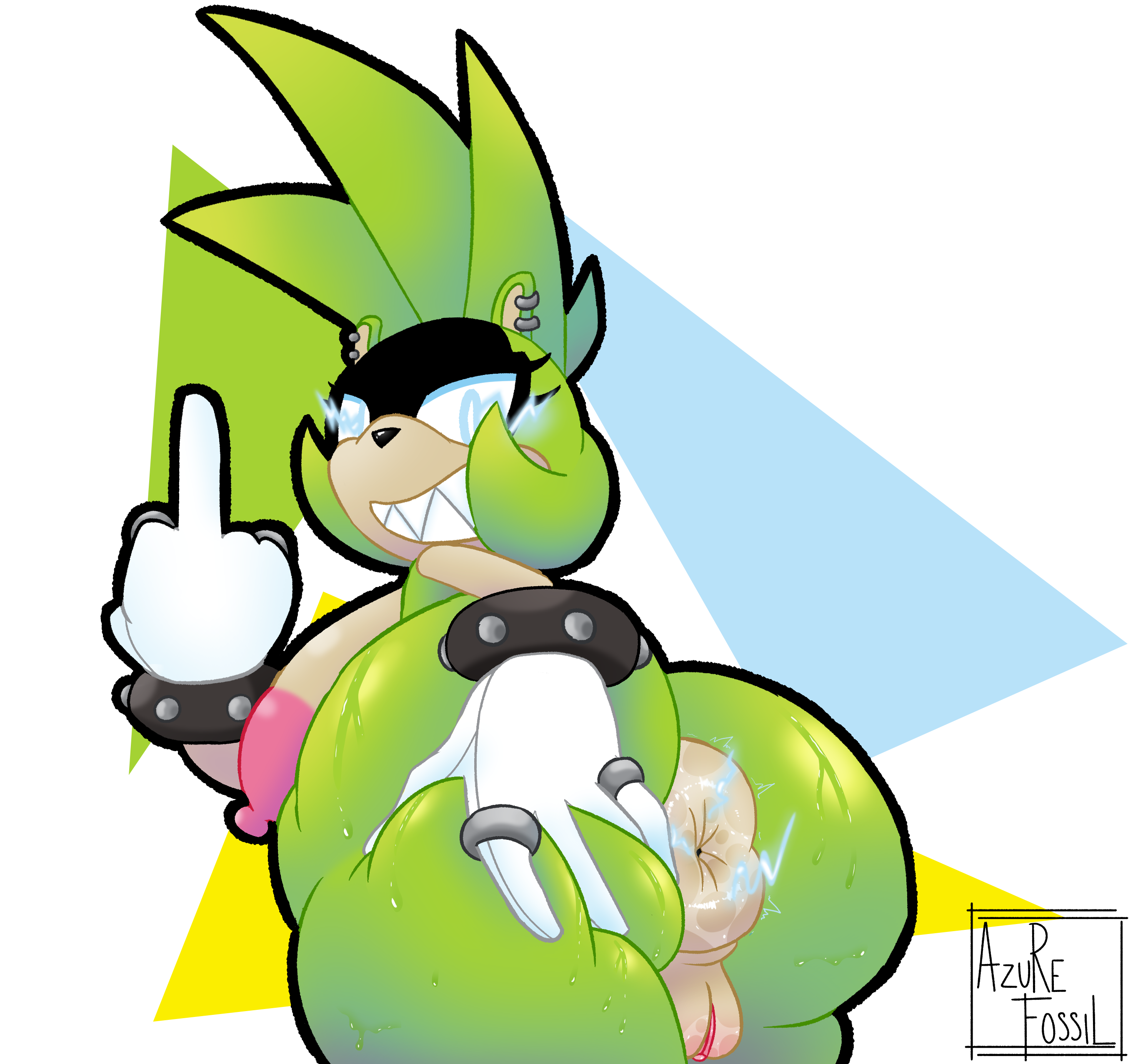 anal juice, anthro, anus, anus worship, ass, ass dough, ass focus, ass spread, asshole, azure fossil, bending forward, bending over, big ass, big breasts, big butt, bottom heavy, breasts, breasts bigger than head, cake, caked up, cheesecake, donut, donut anus, electricity, fat ass, female, flipping off, fur, furry, furry only, giant ass, green fur, grin, grinning, hi res, huge ass, huge breasts, huge butt, huge thighs, idw comics, idw publishing, jewelry, looking back, middle finger, mobian (species), presenting, presenting ass, presenting butt, presenting hindquarters, presenting pussy, puffy anus, pussy, sega, shortstack, sideboob, solo, solo female, sonic (series), sonic the hedgehog (comics), sonic the hedgehog (idw), sonic the hedgehog (series), spread ass, spread butt, spreading, surge the tenrec, sweat, sweaty anus, sweaty ass, sweaty genitalia, taunting, thick thighs, top heavy, vagina