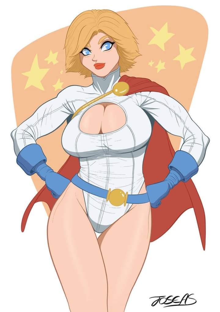 1girls 2022 big_breasts blonde_hair blue_eyes breasts cleavage cleavage_cutout dc dc_comics female female_only hands_on_hips joseas_art karen_starr kryptonian large_breasts leotard light-skinned_female light_skin long_sleeve_leotard power_girl short_hair solo solo_female superheroine superman_(series) thick_thighs wide_hips