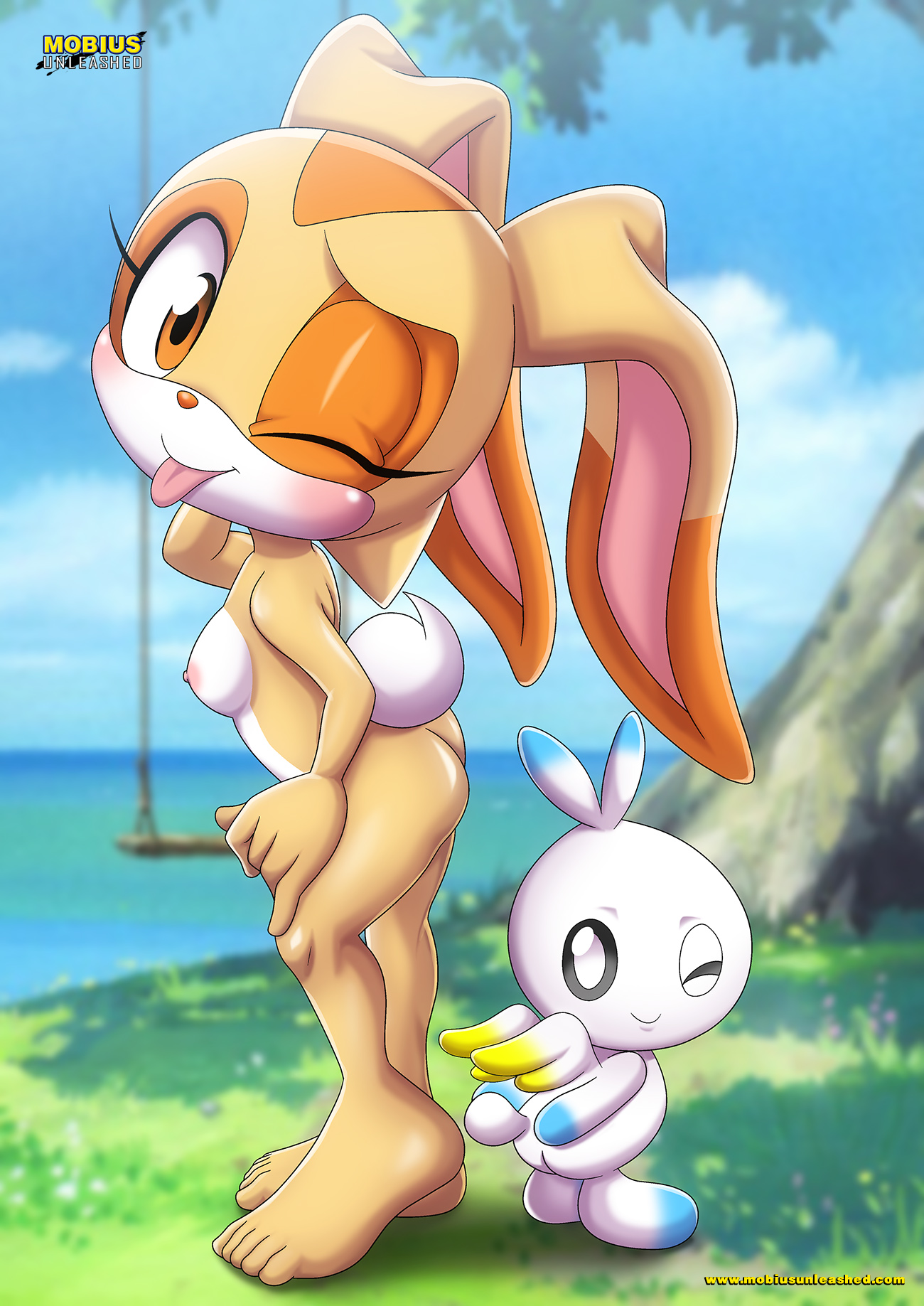 bbmbbf, bunny ears, bunny girl, bunny tail, cream the rabbit, female, furry, furry only, hero chao, mobius unleashed, palcomix, pose, posing, rabbit, rabbit ears, rabbit girl, rabbit tail, sega, sonic (series), sonic the hedgehog (series)