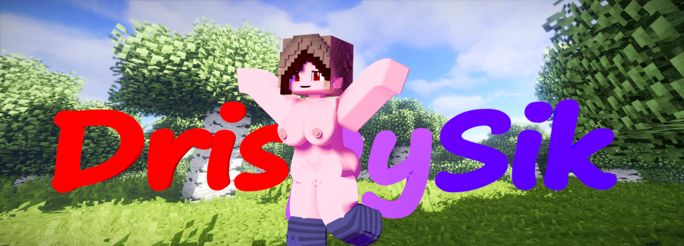 1girls 3d breasts brown_hair drispysik erect_nipples female female_only forest horny logo mine-imator minecraft nude_female outside red_eyes solo solo_female stockings tagme vika_(drispysik)