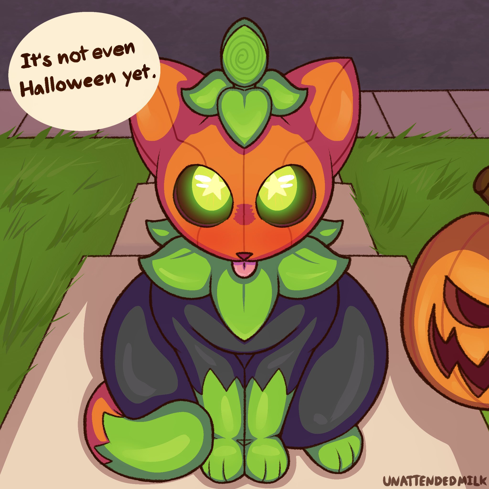 ass, black body, feline, femboy, gay, gay male, homosexual, homosexual male, male, male penetrated, male penetrating, male penetrating male, pov, pumkat, pumpkin, pumpkin head, solo male, text, thick ass, thick thighs, unattendedmilk (artist), yaoi
