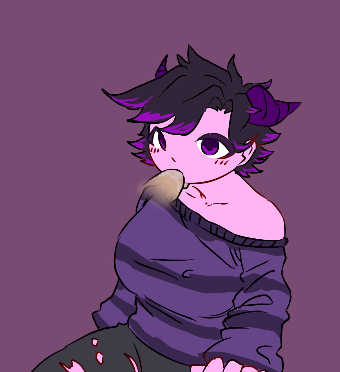 aged up, blowjob, female, horns, jellybean (mcyt), mcyt, minecraft, minecraft youtubers, penis, ripped leggings, solo female, striped clothing, twitch, twitch streamer, twitch.tv, twitter, twitter username, youtube, youtuber, youtubers