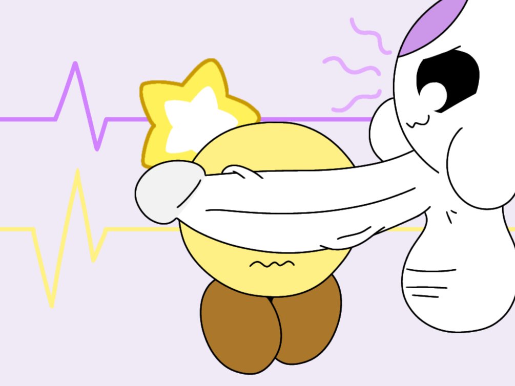 anthro, crossover, full color, guyspermo (itisspermo), imminent sex, itisspermo, large penis, male, mario (series), mario and luigi (series), original character, penis, penis over eyes, spermo (itisspermo), starlow, vein, veiny penis, waddling head