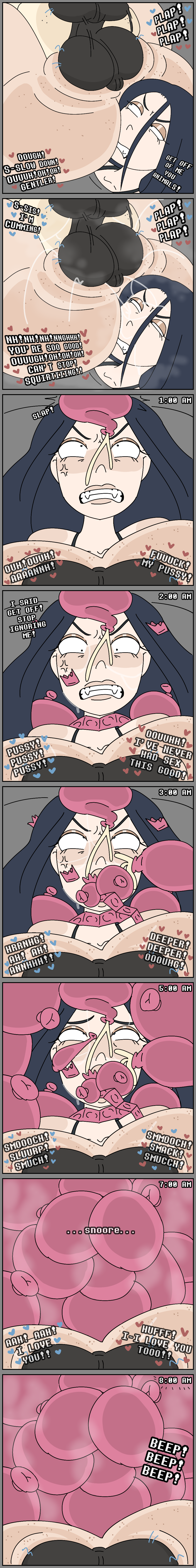 1futa, 2girls, angry, angry face, arcane, arcane caitlyn, arcane jinx, arcane vi, ass bigger than head, ass on face, ass ripple, bed, bedroom, big balls, caitlyn kiramman, cheating, cheating female, cheating girlfriend, cheating wife, clenched teeth, comic, comic strip, condom, condom balloon, condom in mouth, condom on face, condom packet strip, condom wrapper, cucked by futa, cuckold, cuckquean, cum on face, darkened genitalia, dialogue, english, english text, fangs, fat ass, fat balls, filled condom, forced exposure, forced to watch, freckles, freckles on ass, futa on female, futanari, huge ass, in front of cuckold, incest, jinx (league of legends), jinx moves in!, league of legends, light skin, light-skinned female, light-skinned futa, long image, loud sex, massive ass, milkbuni, ntr, older sister, older sister and younger sister, on another, on top of another, pounding, pubic hair, restrained, rolling eyes, sex, sister, sisters, squirting, squirting on person, steam, swinging balls, tall image, text, thick ass, vaginal penetration, vaginal sex, vi, younger sister