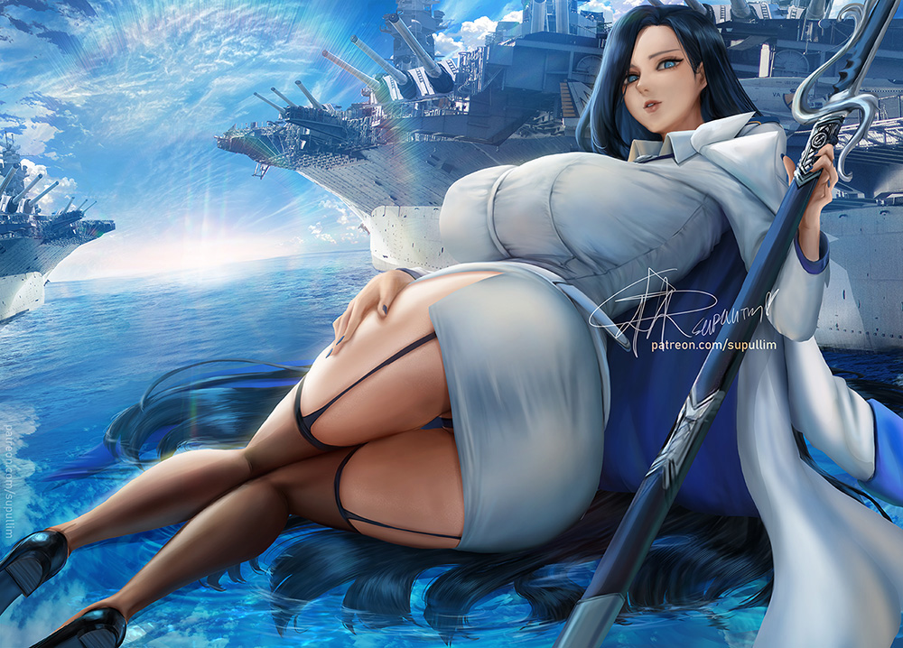 1girls, 2022, ass, big breasts, breasts, bubble ass, bulging breasts, clothed female, female, invincible dragon (last origin), last origin, long hair, looking at viewer, stockings, supullim, tagme, violet hair