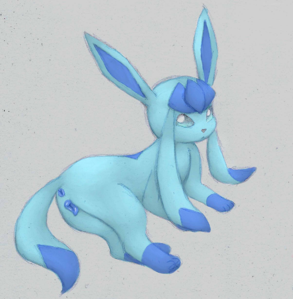 2016 animal_genitalia animal_pussy animew anus canine_pussy dipstick_tail eeveelution female feral generation_4_pokemon genitals glaceon hi_res leg_markings lying markings nintendo on_ground on_side pokemon pokemon_(species) pussy simple_background socks_(marking) solo tail_markings video_games white_body