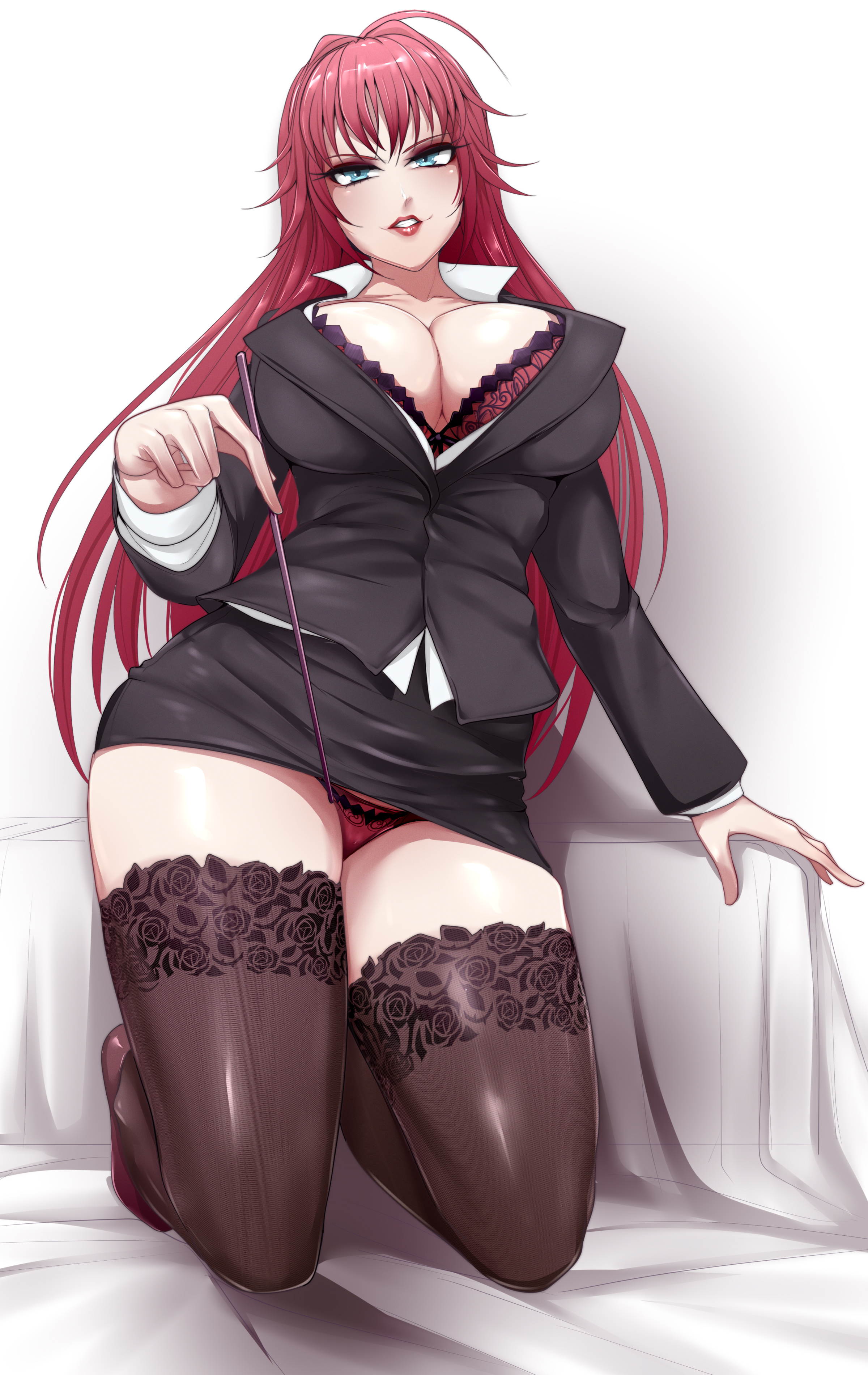 1girls, big breasts, breasts, female, female only, high school dxd, nofuture, rias gremory, solo