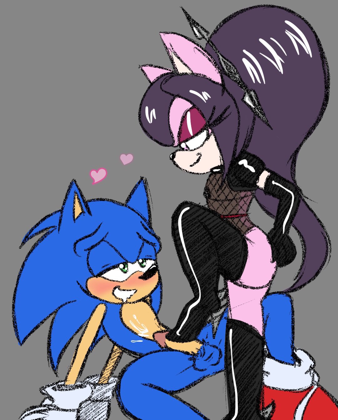 <3 1boy 1girls anthro blush bootjob dominatrix ejaculation eulipotyphlan femdom foot_on_penis footjob happy_sex happy_sub hedgehog heeljob latex latex_gloves latex_legwear mammal masochist naughty_foxxx smile sonic_(series) sonic_the_hedgehog star_the_spineless_hedgehog stepping_on_penis thigh_boots wholesome