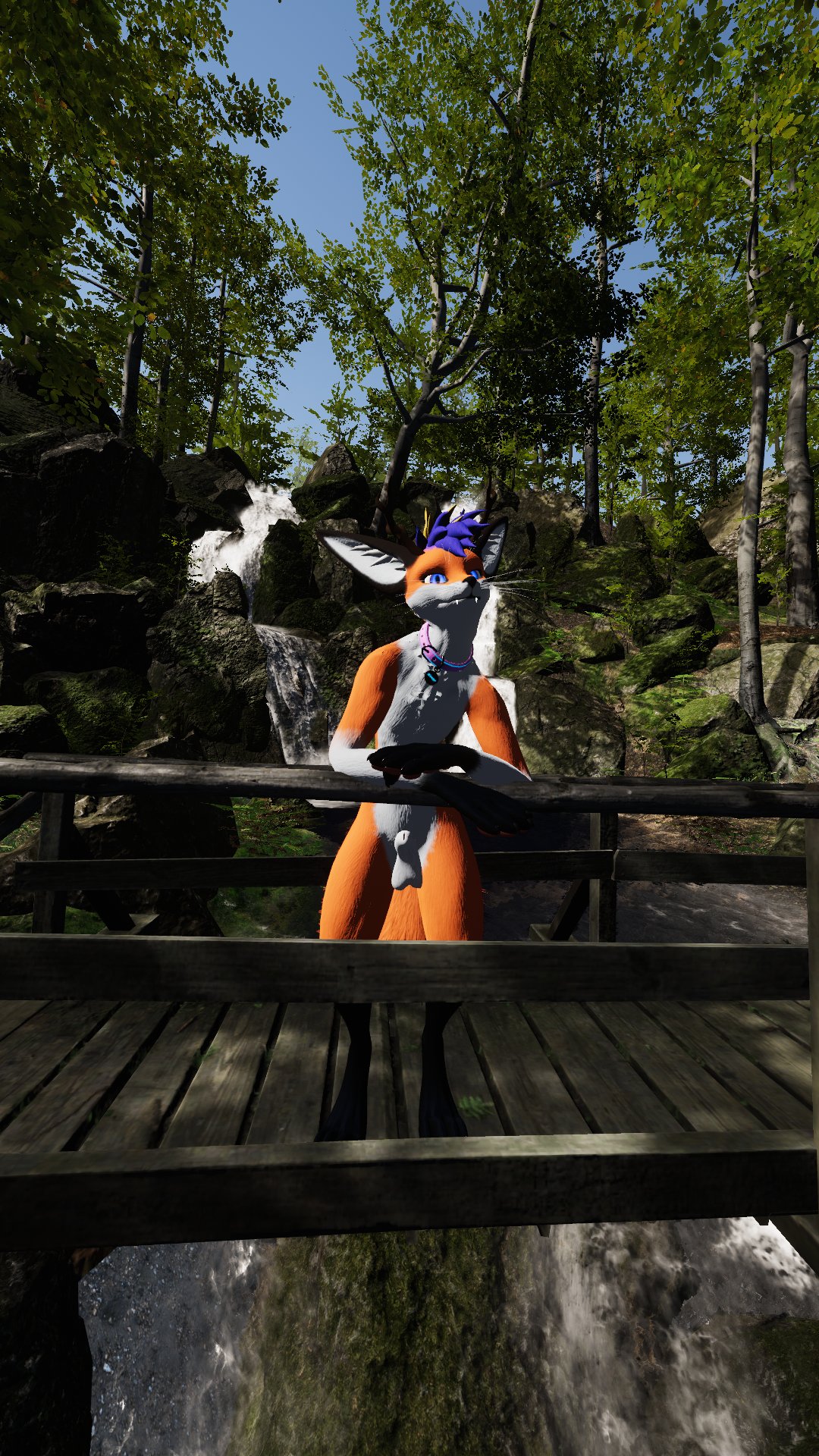 anthro anthro_only canid fox fur furry furry_only male_only orange_fur rexouium tagme twitter vr_media vrchat vrchat_avatar wenge white_fur