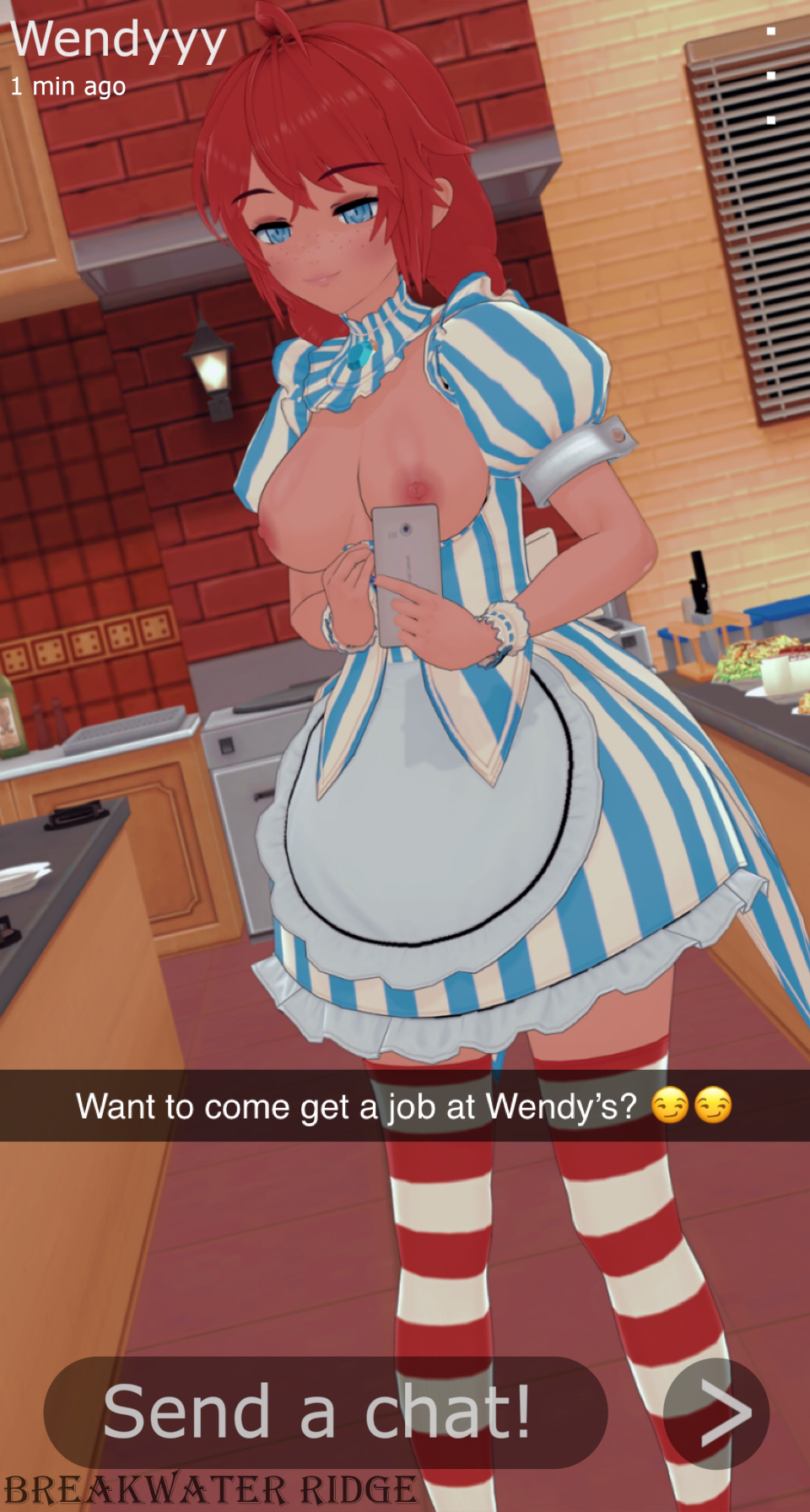 3d, breakwater ridge, cute, selfie, skirt, snapchat, wendy thomas, wendy's