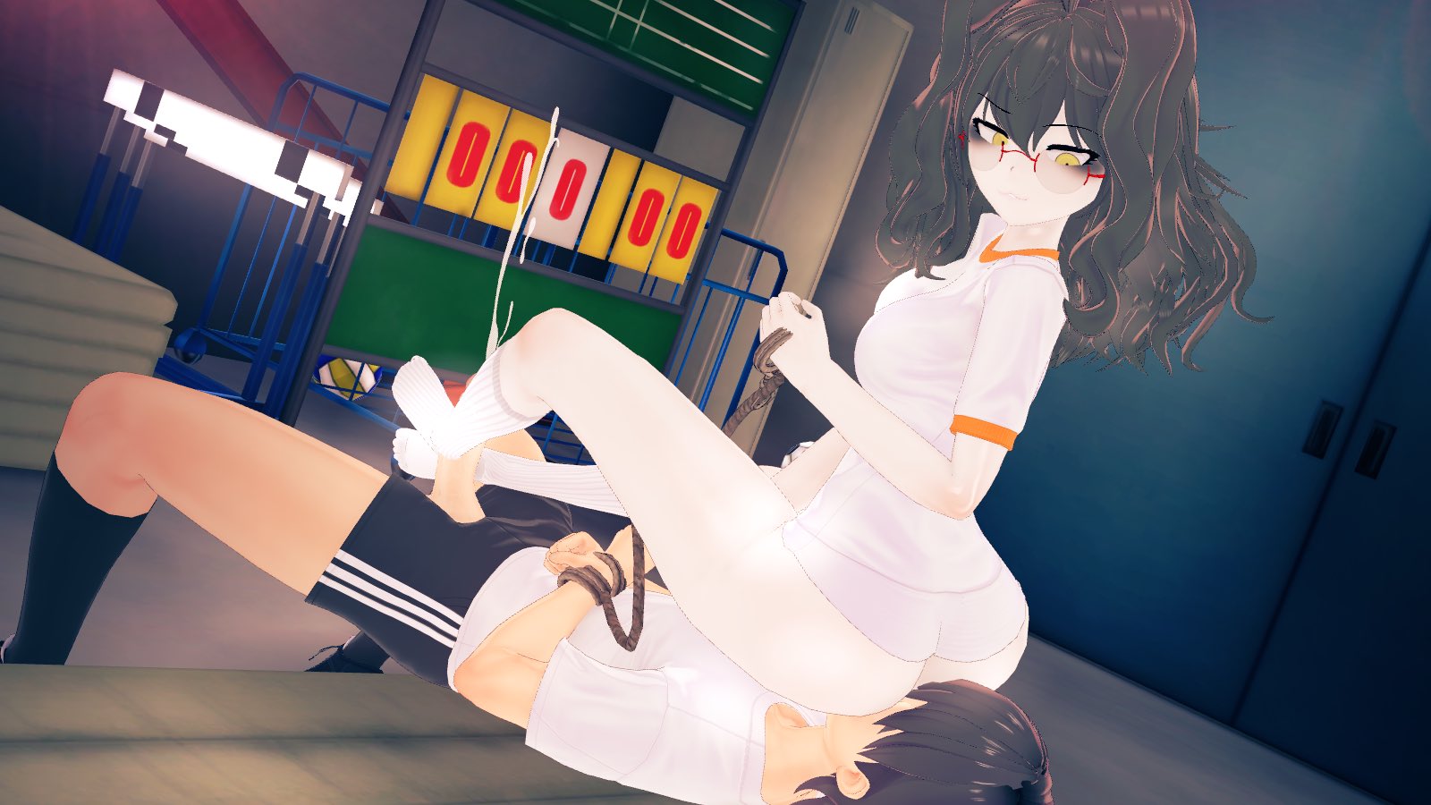3d, bondage, cum, cumshot, danganronpa, danganronpa another, dominant, faceless male, facesitting, fanganronpa, female, femdom, footjob, forced facesitting, koikatsu, male, malesub, milf, mitsume kokoro, orgasm, sdra2, seductive, smooth skin, submissive, super danganronpa another 2, tied up