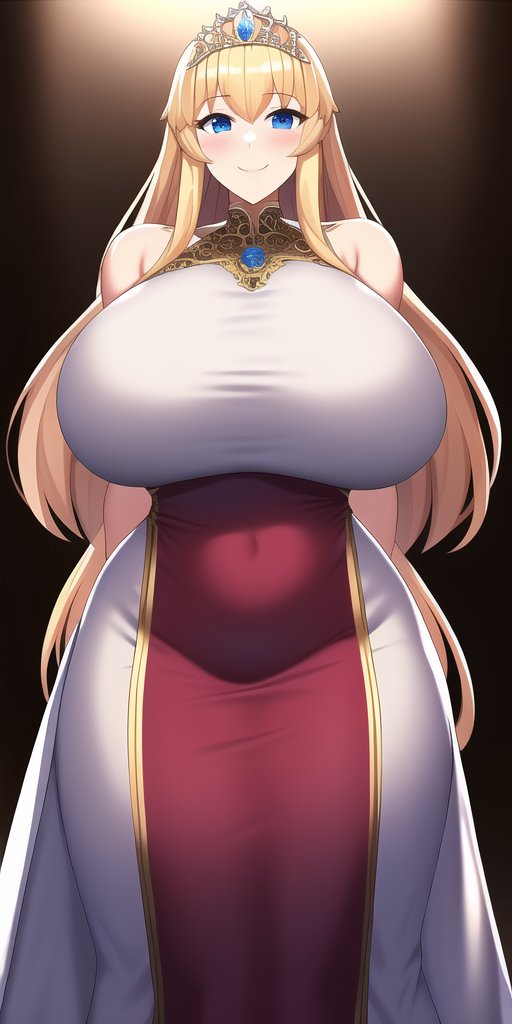 1girls, ai generated, big breasts, breasts, female, female only, nai diffusion, original, original character, royalty, solo, stable diffusion