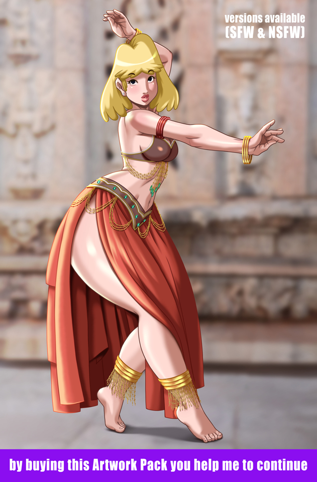 belly dancer, belly dancer outfit, breasts, dancer, dancer outfit, dancing, female, female only, harem girl, harem outfit, large breasts, medium hair, milf, nickelodeon, rita loud, sarong, straight hair, the loud house, thick thighs, voluptuous, xkorner