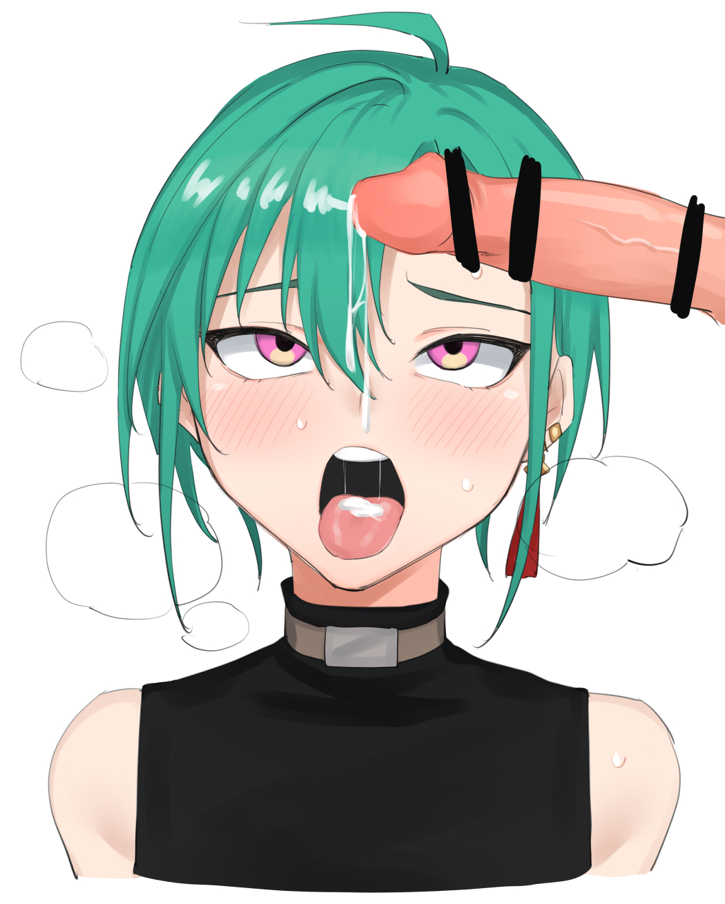 2boys, blush, cum, cum in mouth, cum on tongue, female, femboy, gay, girly, male, nijisanji, open mouth, otoko no ko, otokonoko, ryushen, ryuushen, sitatakanashi, tomgirl, tongue, tongue out, trap, virtual youtuber, yaoi