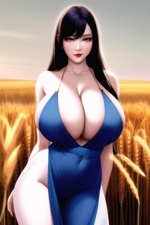 1girls, ai generated, big breasts, black hair, breasts, bulging breasts, curvaceous, curvy body, curvy figure, female, female only, long hair, looking at viewer, original, original character, seductive look, solo, stable diffusion, voluptuous female