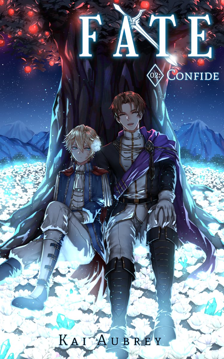 alpha_male bishonen bishounen bl blonde_hair brown_hair cecil cute fantasy fantasy_world flower_in_hair flowers gay gay_couple kaiaubrey knight knighthood laugh laughing mage male male_focus male_only medieval novel_illustration romance romantic romantic_ambiance romantic_couple sorcerer story story_at_source sweet tristan warrior wholesome wizard yaoi yaoi_story