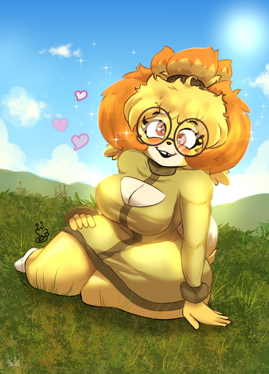 anthro big_breasts breasts derpybelle female fur mrdoodlebun