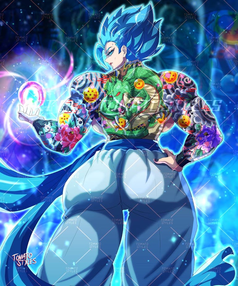 Female Gogeta (Dragon Ball) Rule 34 Image