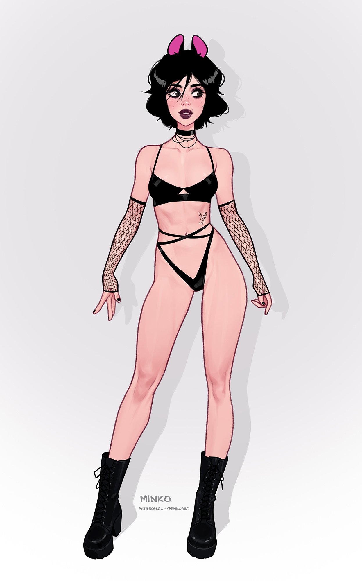1girls, abs, breasts, buffy (minko), chest, digital media (artwork), female, hips, hourglass figure, light skin, light-skinned female, minko, olena minko, original, original character, petite, petite body, petite female, skinny female, skinny waist, slim, slim figure, slim waist, small breasts, thick, thick legs, thick thighs, thighs, waist, wide hips