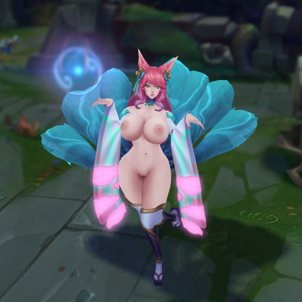 3d, ahri, alternate costume, alternate hair color, alternate hairstyle, animal ear fluff, animal ears, animal girl, areolae, bangs, bell, belly, big breasts, blue eyes, breasts, breasts bigger than head, busty, child bearing hips, choker, cleavage, clothing, curvaceous, curves, curvy, curvy body, curvy female, curvy figure, curvy hips, eyelashes, eyeliner, eyeshadow, facial markings, female, fluffy, fluffy ears, fluffy tail, fluffy tails, fox, fox ears, fox girl, fox tail, functionally nude, functionally nude female, furry tail, hair ornament, hair ribbon, hips, hourglass figure, huge breasts, humanoid, inner ear fluff, japanese clothes, kemonomimi, kimono, kitsune, large breasts, league of legends, light skin, light-skinned female, lips, lipstick, long hair, massive breasts, mod, multi tail, naked, navel, nine tailed fox, ninfrock, nipples, nude, nude female, pale skin, pale-skinned female, pink areola, pink hair, pink nipples, riot games, robe, spirit blossom ahri, spirit blossom series, tail, thick thighs, thighs, vastaya, video games, voluptuous, wide hips