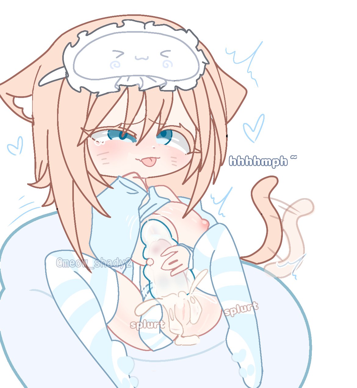 artificial vagina, balls, cum, cumming, fleshlight, futanari, gacha, gacha club, gacha life, meow shady2, onahole, penis
