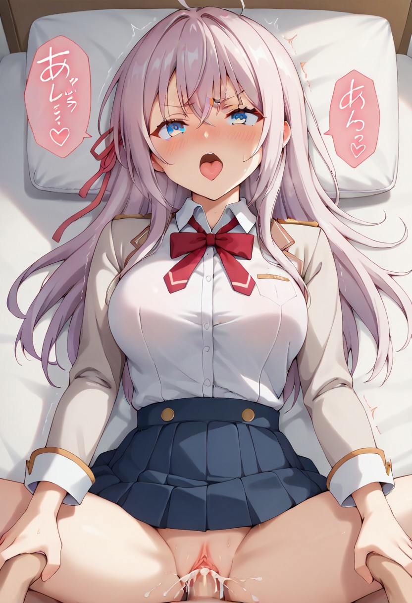 1boy, 1girls, ai generated, alisa mikhailovna kujou, female, kuze masachika, male, sex, tagme, tokidoki bosotto russian de dereru tonari no alya-san