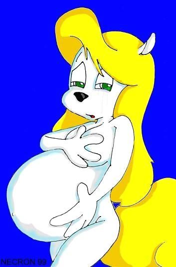 animaniacs anthro female furry minerva_mink mink necron99 nude pregnant