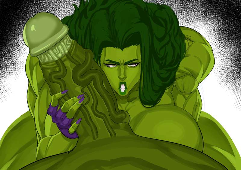 1girls, big breasts, big penis, breasts, cousins, cyberboi, erection, extreme muscles, eye contact, female, female focus, fingerless gloves, giant breasts, giant penis, gigantic penis, gloves, grabbing penis, green body, green eyes, green hair, green skin, green-skinned female, green-skinned male, gritted teeth, huge breasts, huge cock, hulk, hulk (series), incest, lips, long hair, male, male pov, marvel, marvel comics, monster cock, muscles, muscular, muscular female, muscular thighs, nude, nude female, painted nails, penis, pov, she-hulk, simple background, thick thighs, thunder thighs, veiny penis
