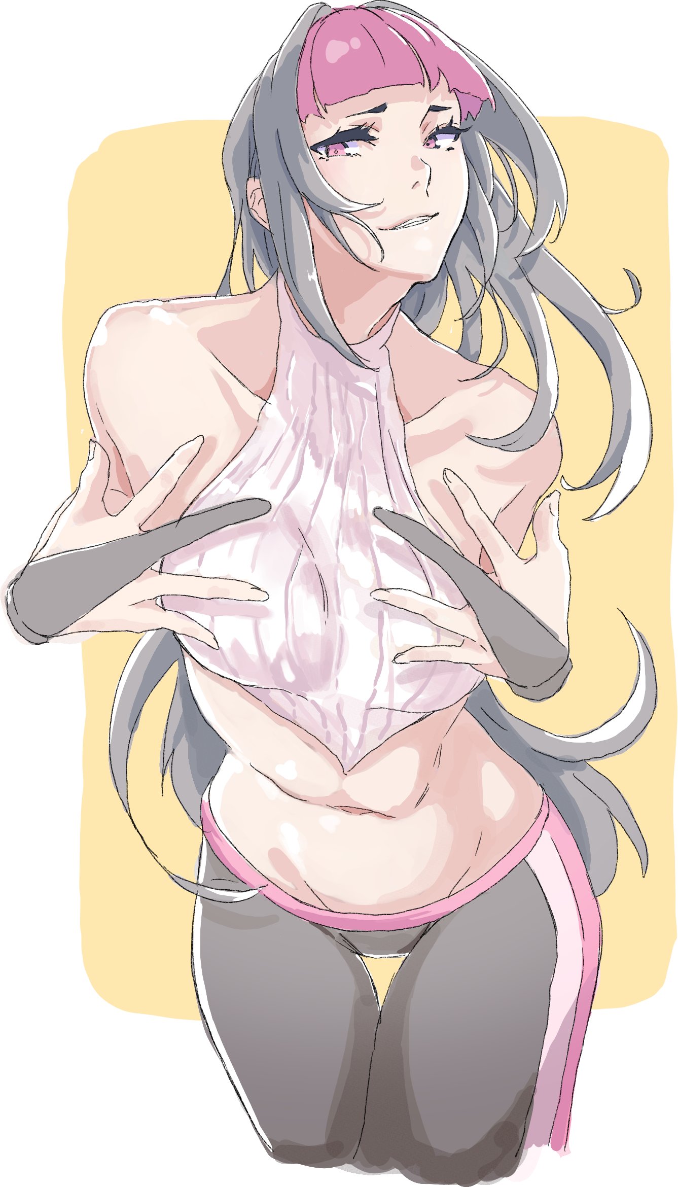 1girls, bokkusu, breasts, female, female only, juri han, long hair, solo, street fighter, street fighter v