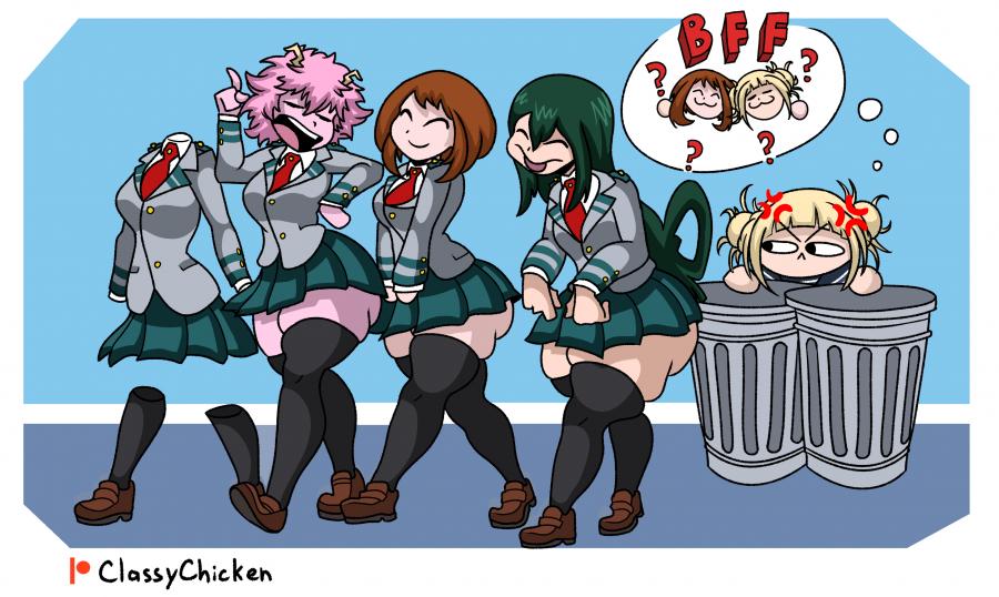 absorption absorption_vore big_ass big_butt black_socks brown_loafers classychicken34 digestion hagakure_tooru_(invisible) himiko_toga hyper_ass knee_socks kneehighs kneesocks loafers mina_ashido my_hero_academia ochako_uraraka school_uniform schoolgirl socks thick_ass thick_thighs thigh_socks thighhighs tooru_hagakure tooru_hagakure_(invisible) tsuyu_asui u.a._school_uniform vore