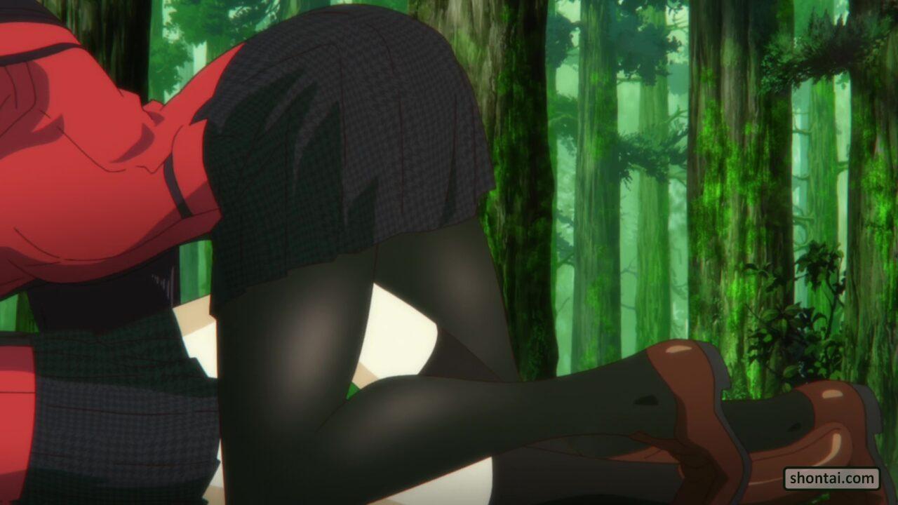 ass, breasts, fat ass, female, huge breasts, jabami yumeko, kakegurui, official art, school uniform, screencap