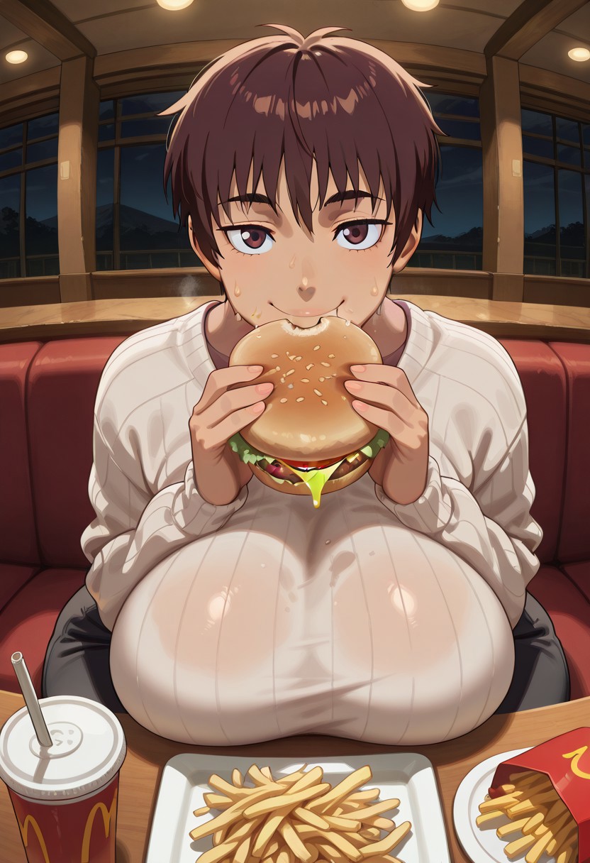 ai assisted, ai generated, ass, berserk, big ass, big breasts, breasts, casca, female, mcdonald's