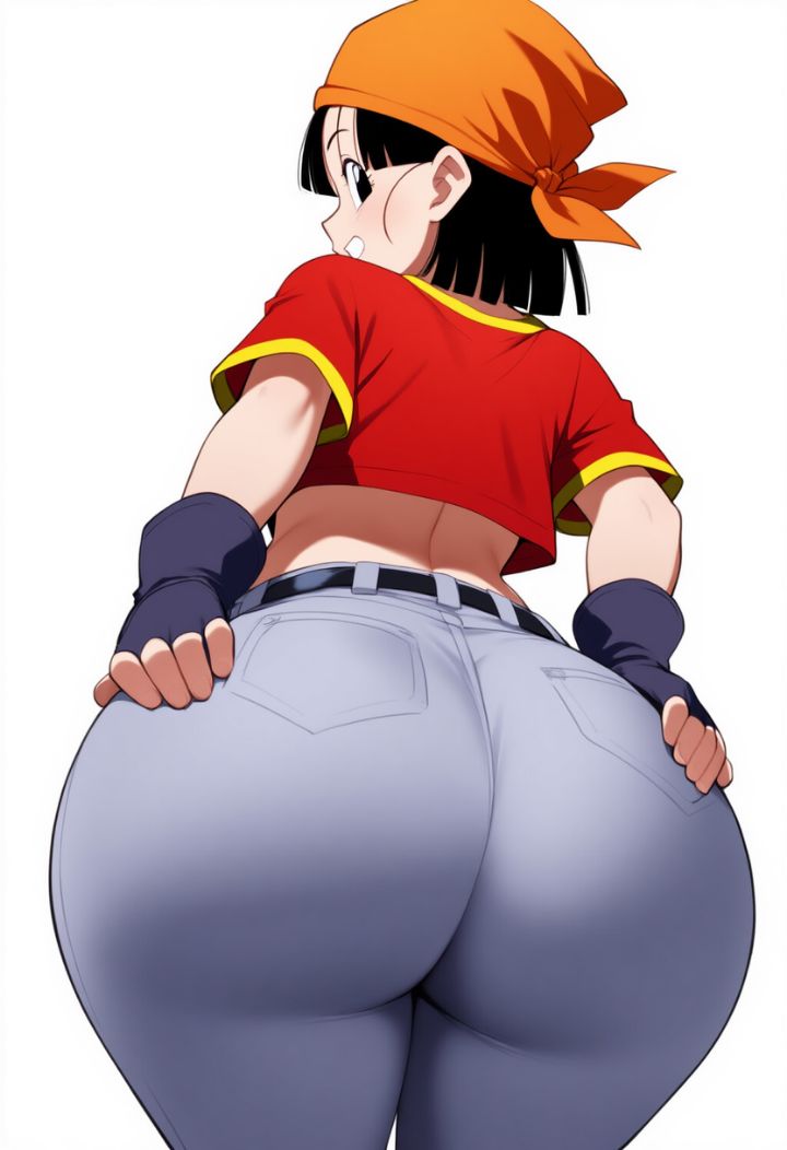 ai_generated big_ass big_breasts dragon_ball pan_(dragon_ball)