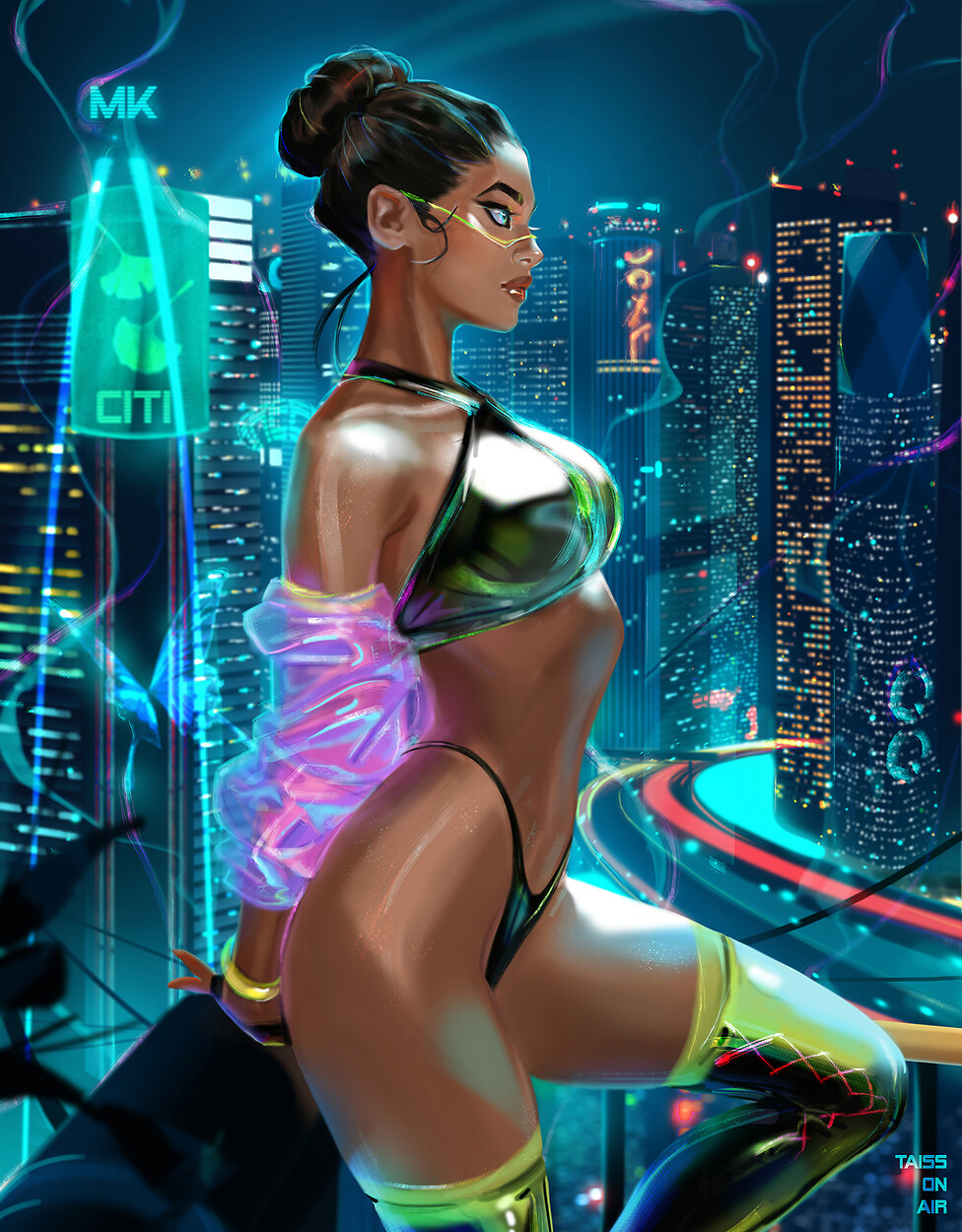 1girls, 2d, female, female only, jade (mortal kombat), mortal kombat, solo, solo female, tagme, tattiart