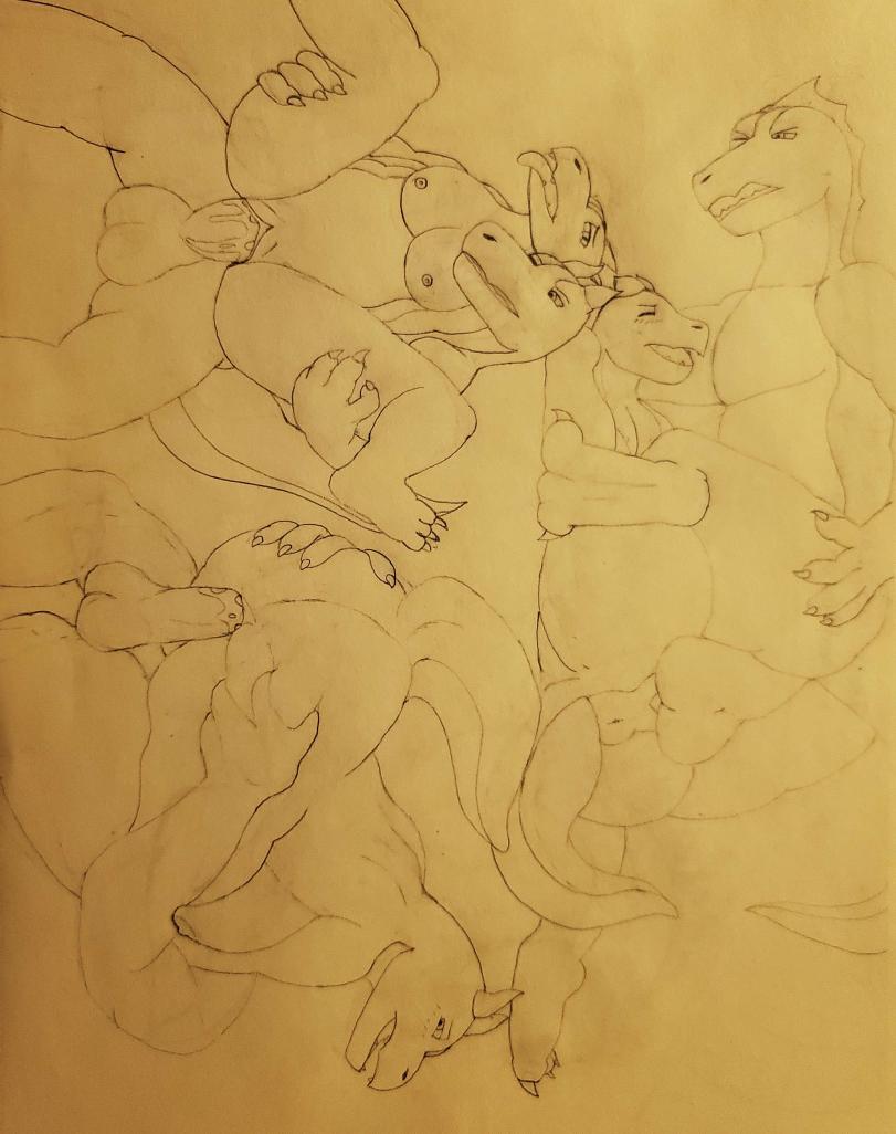 breasts dracthyr dragonflight dragonid drakonid fur furry mini_comic mis'alia scalie sex yiff