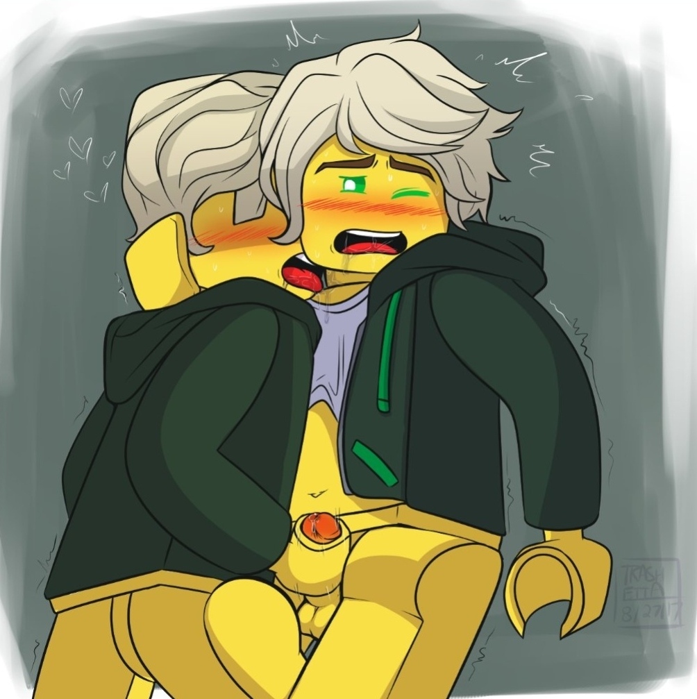 2boys blush blush_lines blushing boy gay handjob lego lego_anatomy lloyd_garmadon male_only ninjago selfcest shimotsuki_kitsune the_lego_ninjago_movie toony yaoi yellow_penis yellow_skin