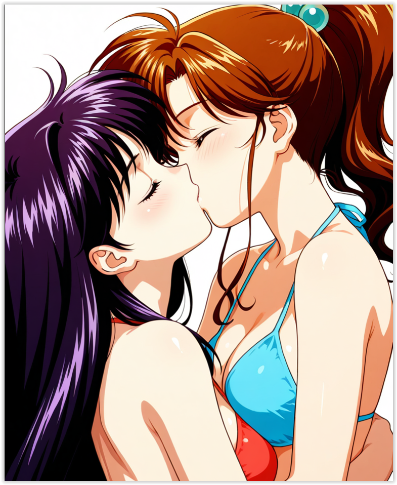 2girls ai_generated female girl_on_girl lesbian_couple lesbian_domination lesbian_focus lesbian_kiss lesbian_sex makoto_kino rei_hino sailor_jupiter sailor_mars yuri