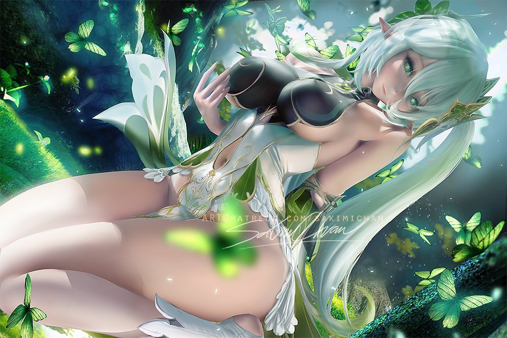 1girls, big breasts, breasts, female, genshin impact, nahida (genshin impact), sakimichan, thick thighs