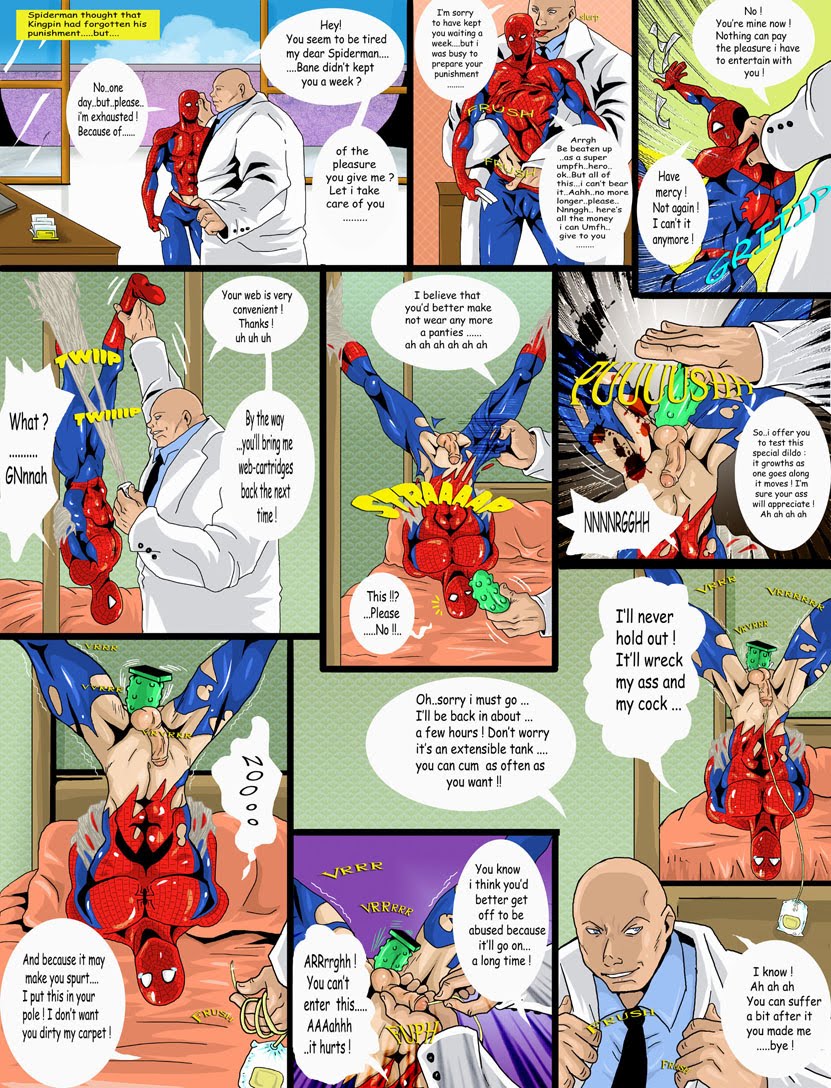 2boys catheter cock_and_ball_torture forced_yaoi kingpin male male_only male_urethral_insertion malesub marvel peter_parker rape sirio spider-man spider-man_(series) tagme urethral_insertion wilson_fisk yaoi