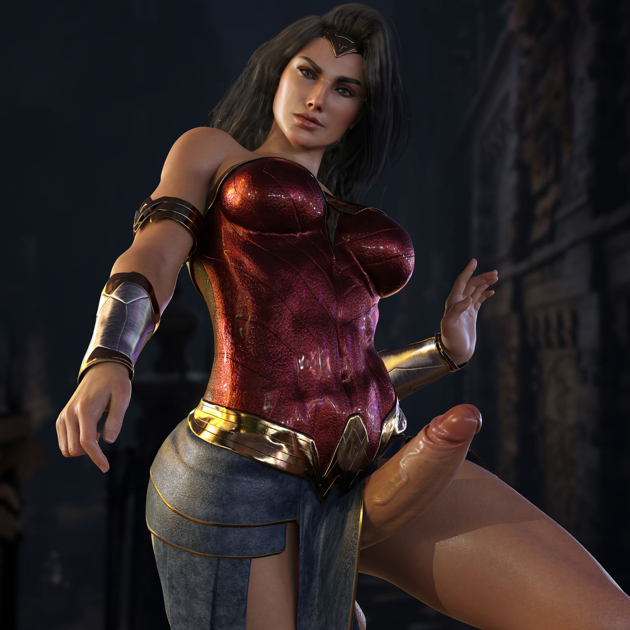 1futa, 3d, big penis, dc, dc comics, futa only, futanari, intersex, nordfantasy, penis, source request, tagme, wonder woman, wonder woman (series)