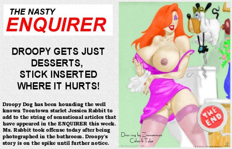 2004 breasts colored disney droopy female huge_breasts human jessica_rabbit julius_zimmerman male nipples pale_skin tagme tyke who_framed_roger_rabbit